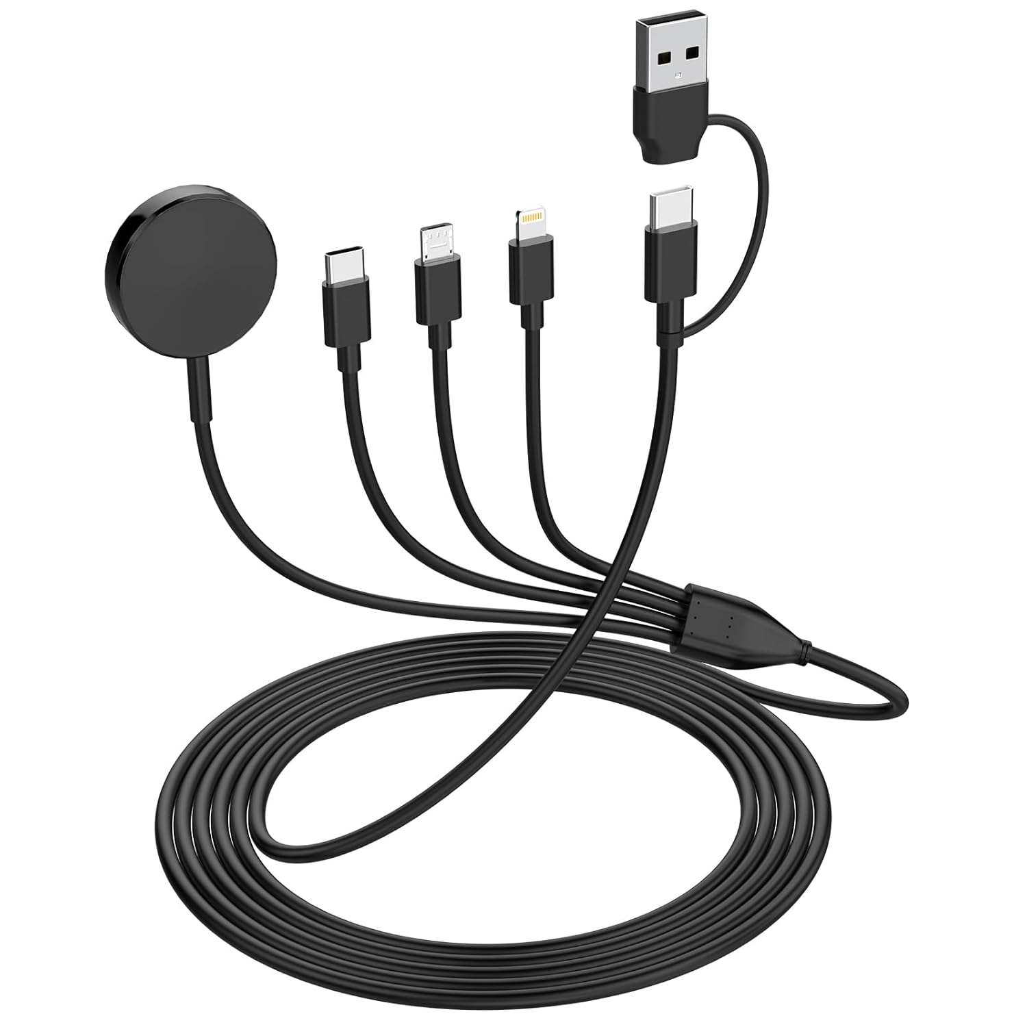 4 in 2 USB C Fast Watch Charger Cable for Samsung Galaxy