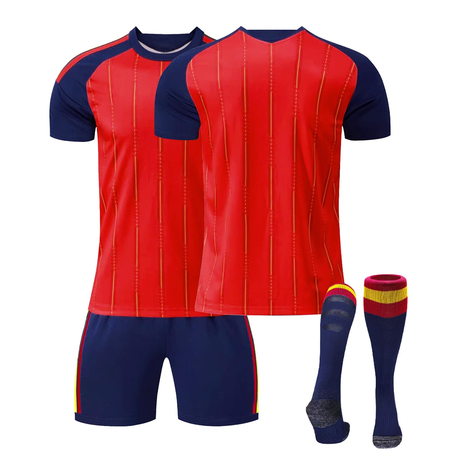 Camiseta de Fútbol Copa Mundial 2026 Personalizadas para Hombres y Niño, Copa Mundial equipación Fútbol DIY Nombre Número con Conjunto Top Pantalón Corto y Calcetines Regalo de Futbol - 4