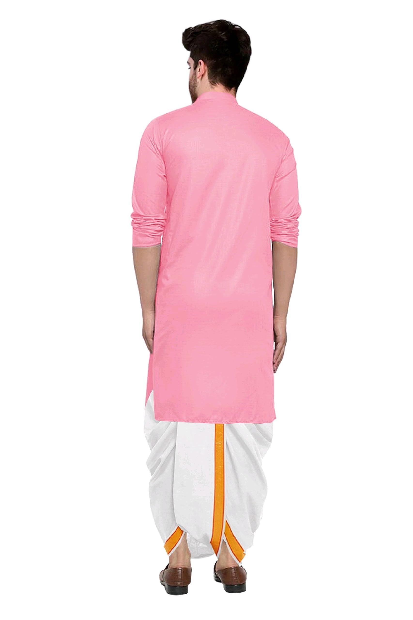 Trustous Kurta Dhoti set for Mens (mahraj dhoti with kurta plain and classis look) - Image 3 thumbnail