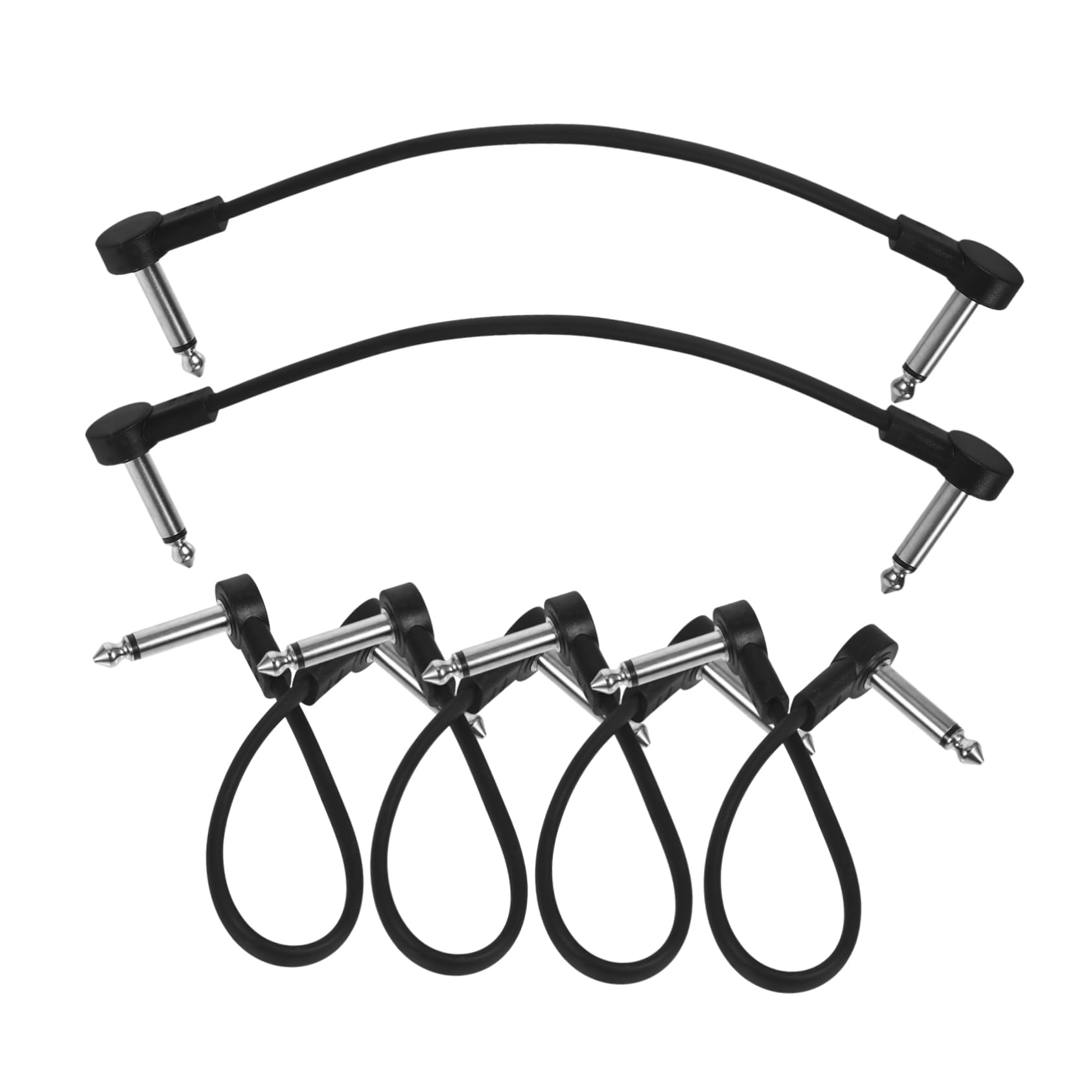 Abaodam 30stücke Gitarren Patch Kabel Robuste Verbindungskabel Für Effektpedale Lärmschutz Und Langlebige Nutzung Für Musiker Unterwegs
