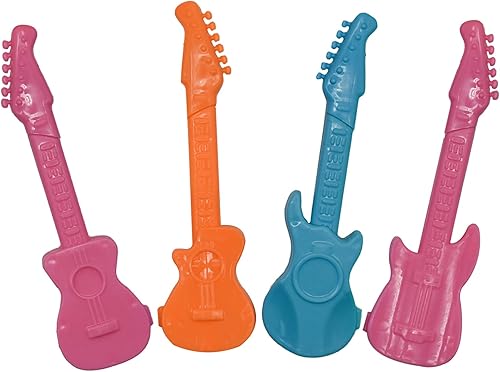 Miniatura 6 de Maydahui 24 mini bolígrafos de guitarra, novedosos bolígrafos de música, color caramelo, estilo simple, tinta azul para escuela, estudiantes, fiestas