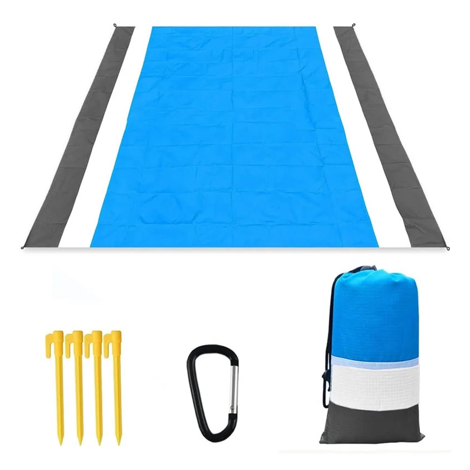 Tapis De Pique Nique Tapis de Plage Pliable imperméable 2 x 2,1 m(Style 11,200cm x 210cm)