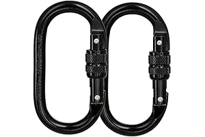 Heavy Duty Carabiner Clip for Rigging, Rated 25kN