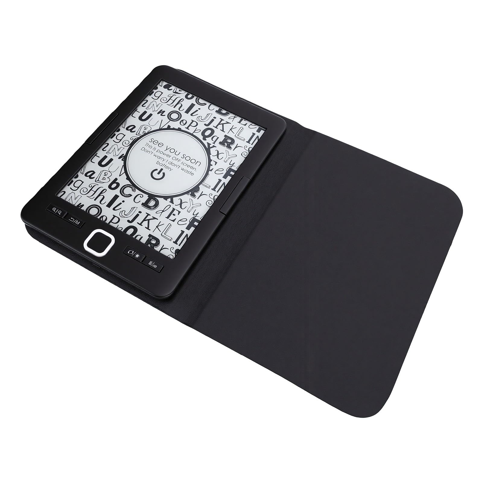 Asixxsix Lettore di E Book, Schermo a Inchiostro da 6 Pollici, 16 GB | Protezione per gli occhi, luce frontale, formati multipli di testo e immagine, dimensione carattere regolabile, espansione