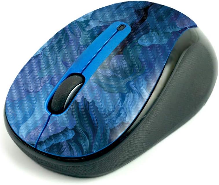 MightySkins Carbon Fiber Skin for Logitech M325 Wireless Mouse - Typhoon, Protective, Durable Textured Carbon Fiber Finish, Easy to Apply | Made in The USA