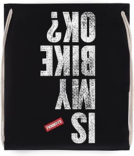 Vendax Is My Bike Ok Nero Borsa da Palestra con Coulisse Black Drawstring Gym Bag