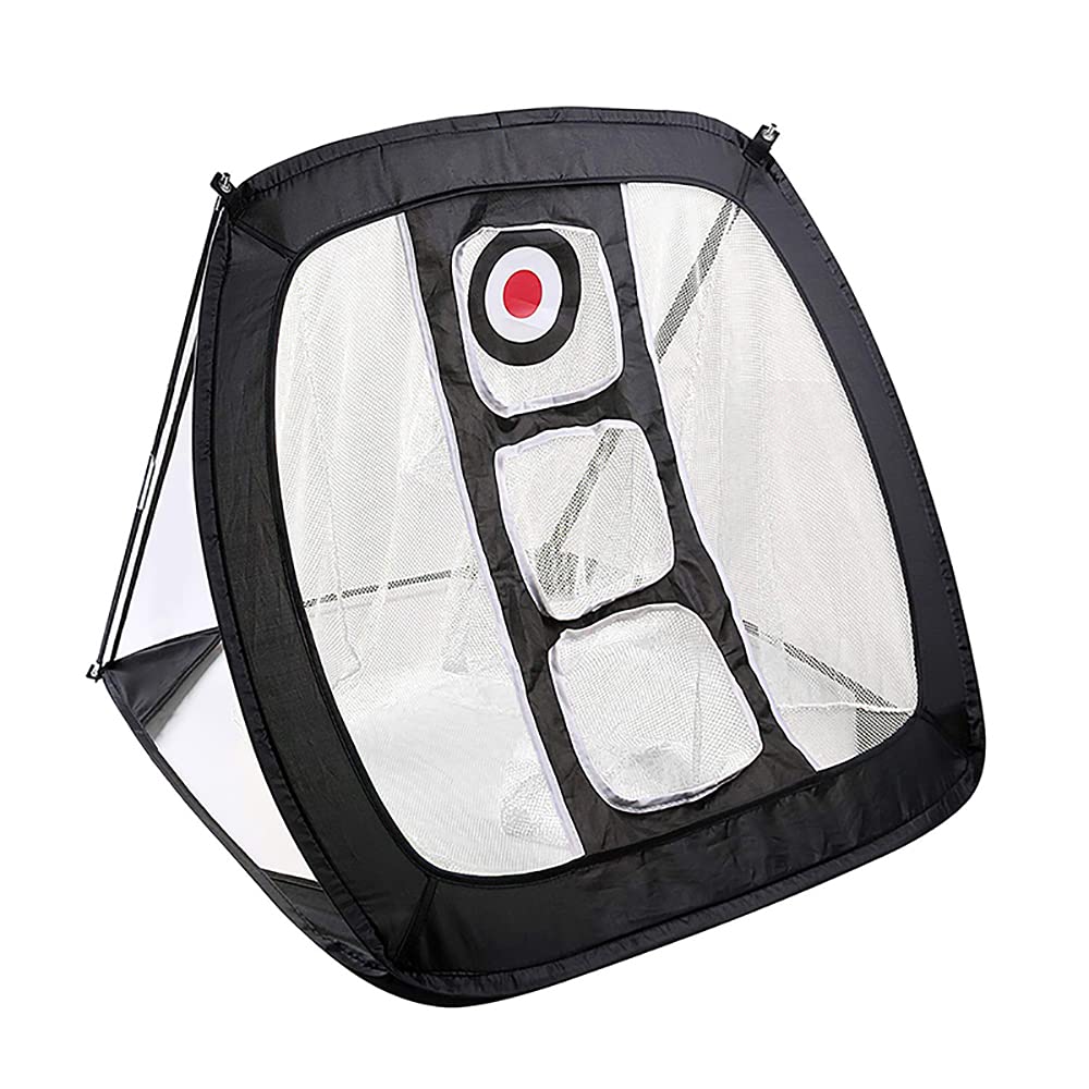 Red plegable para deportes al aire libre, red de práctica de golf, herramienta de práctica de columpio, accesorio de portería de golf