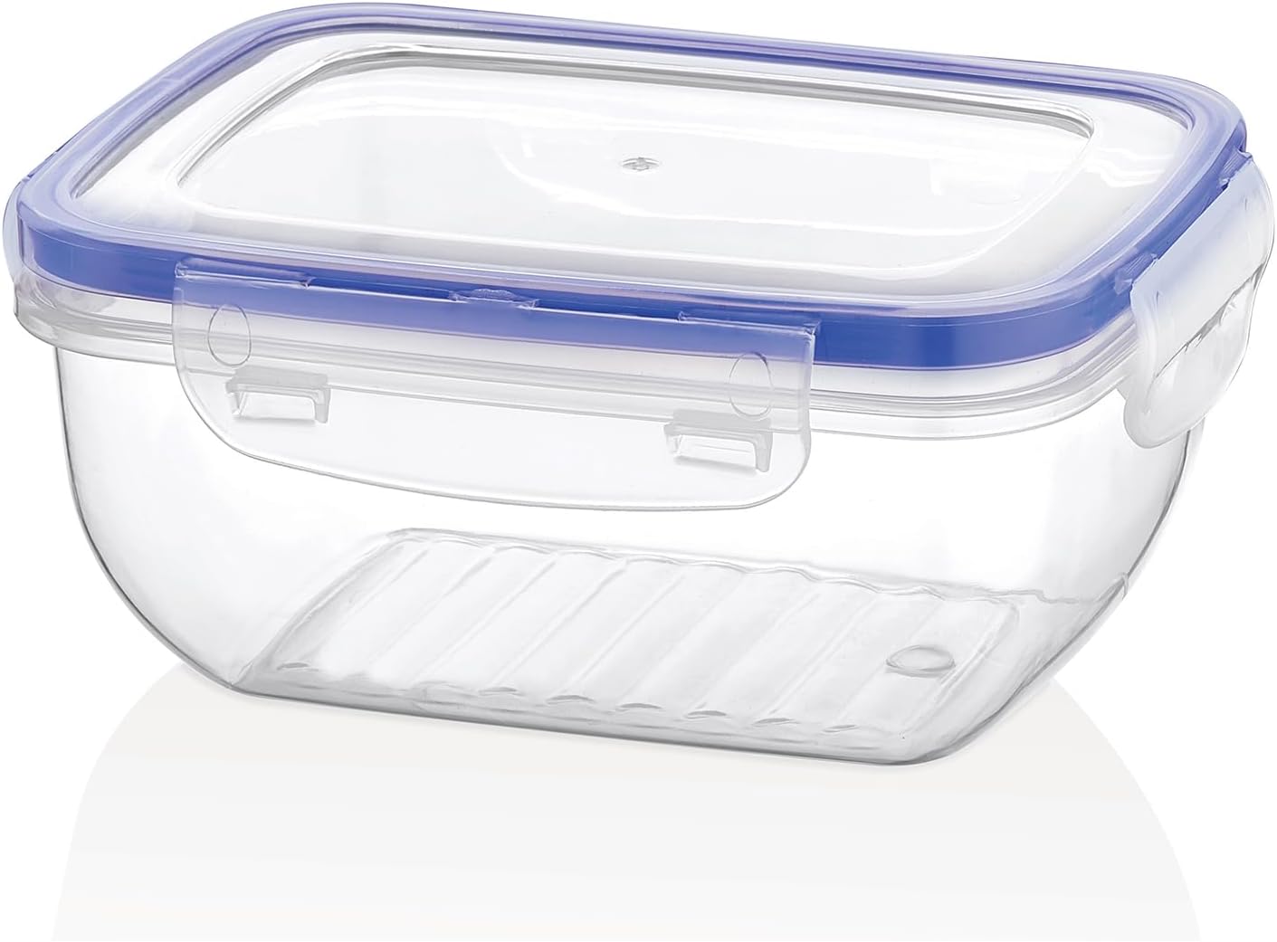 Best House Rectangular Food Storage Container - 1.4L/ 1400 ml, Microwave, Freezer & Dishwasher Safe - Airtight SnapLock Lids (Pack of 3)