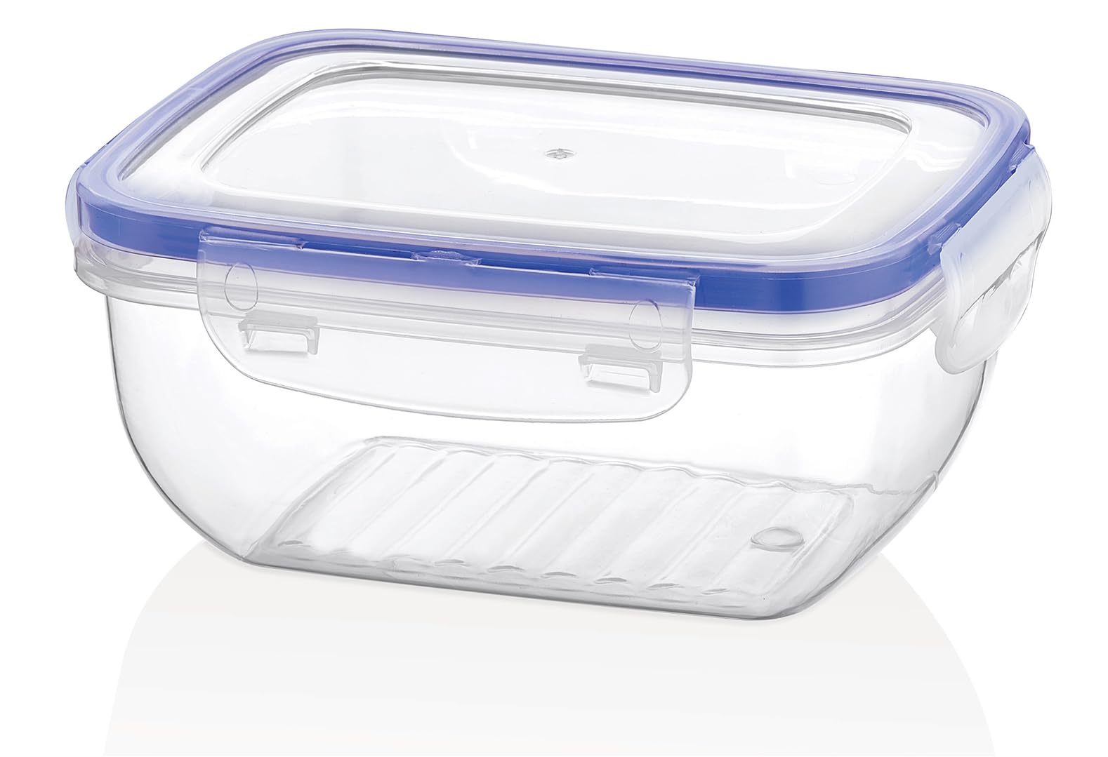 Best House Rectangular Food Storage Container - 1.4L/ 1400 ml, Microwave, Freezer & Dishwasher Safe - Airtight SnapLock Lids (Pack of 3)