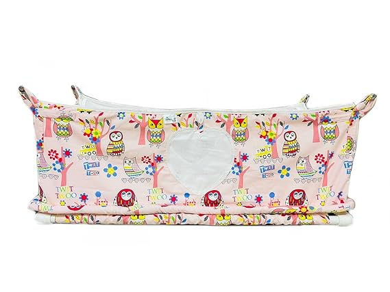 Stellar Hub Flat Bed Soft Cloth Swing Having Mosquito Net and Pipe-Kit (Pink)
