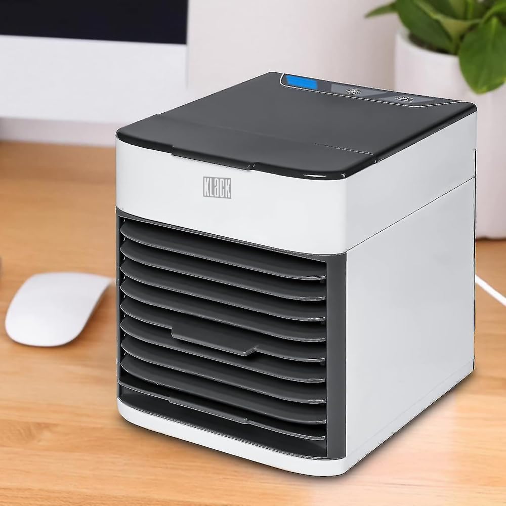 Klack Ventilador Aire Climatizado Portátil Mini USB Para Hogar con Difusor De Agua