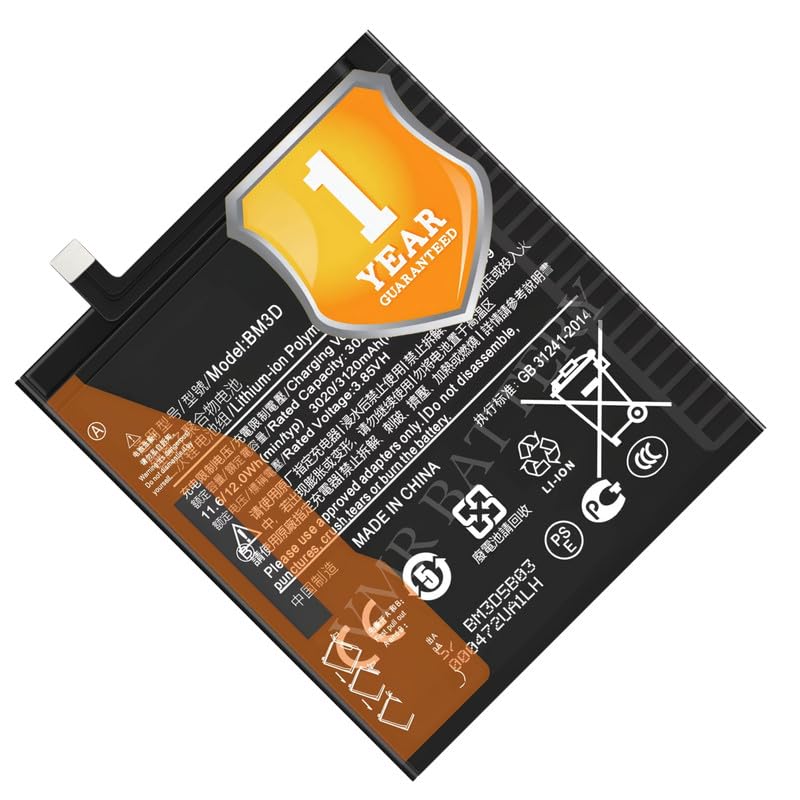 Image of Original BM3D Battery Compatible for Xiaomi Mi 8 SE - (3120mAh) - 1 Year Warranty K7