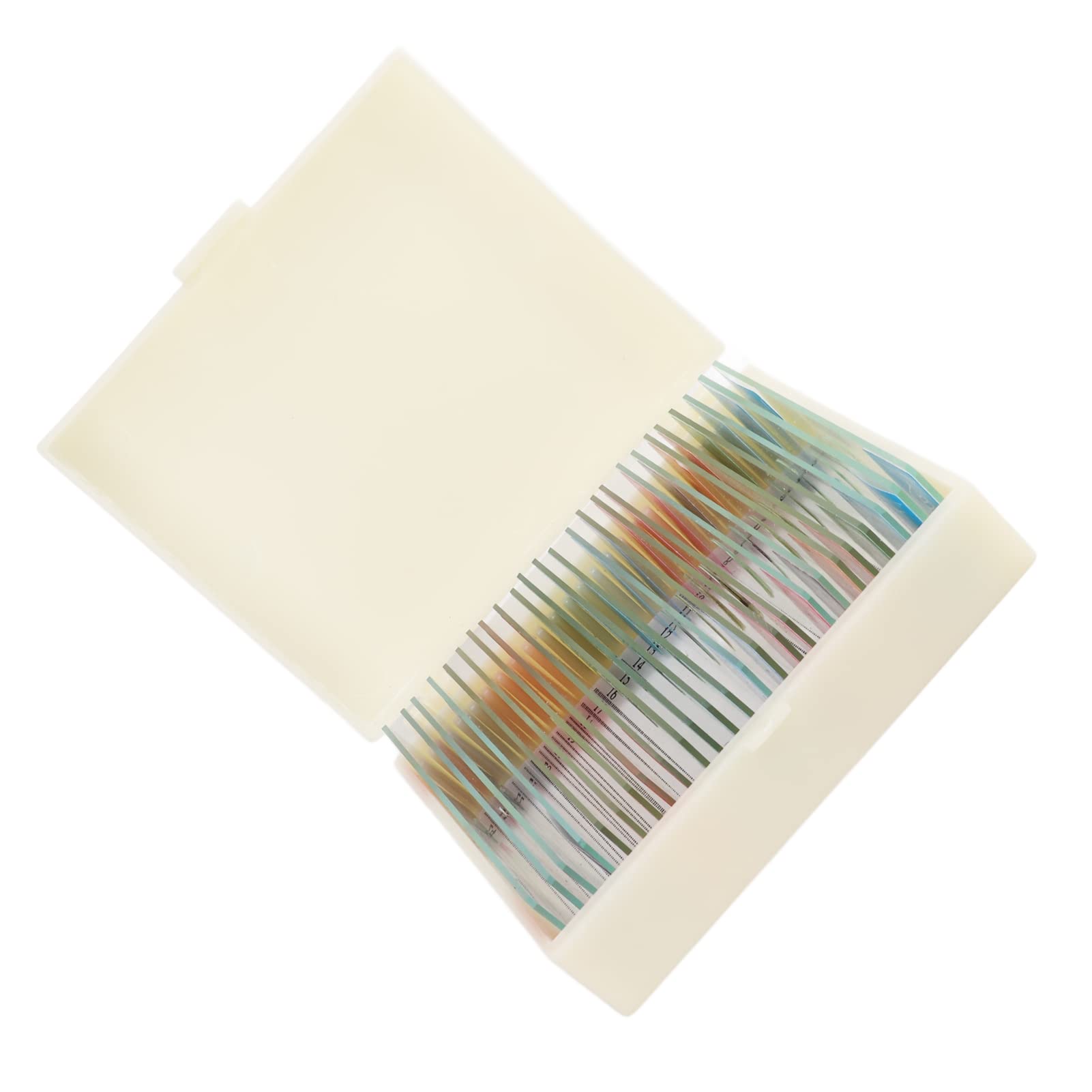 Microscope Slides, 25Pcs Prepared Glass Slides, High Definition Specimens for Biology Education, Enhancing Interest in, Mechanicalcomponents