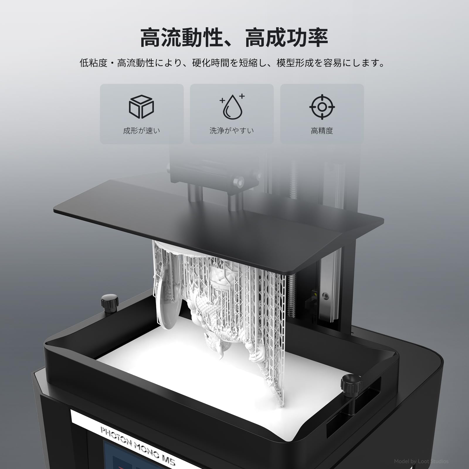 Amazon.co.jp: ANYCUBIC ABS-Like レジン Pro 2 強度と靭性が強化され