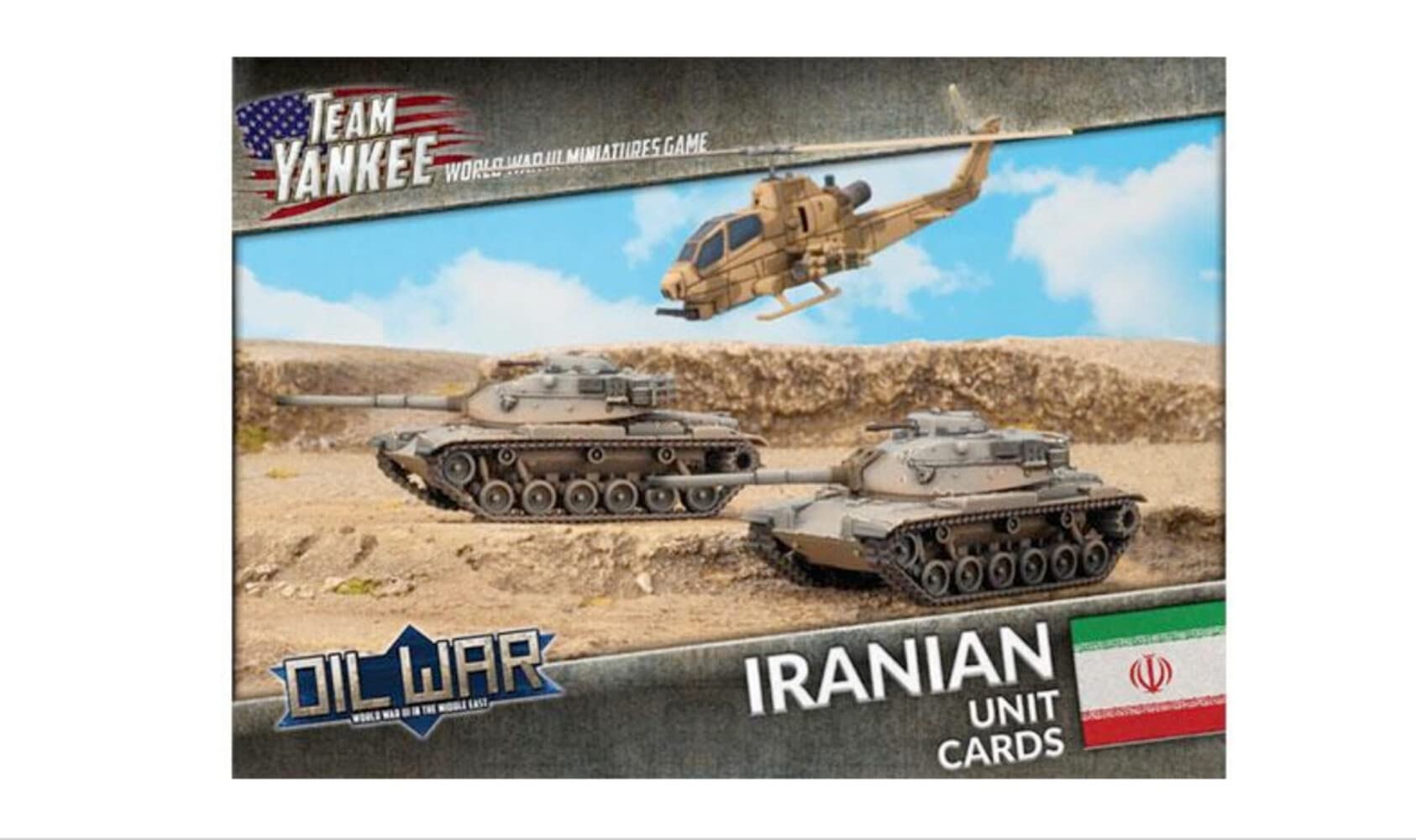 Battlefront Miniatures Iranian Unit Cards for Team Yankee Wargame - 41 Unit Cards - Adult, Multicolor, Medium