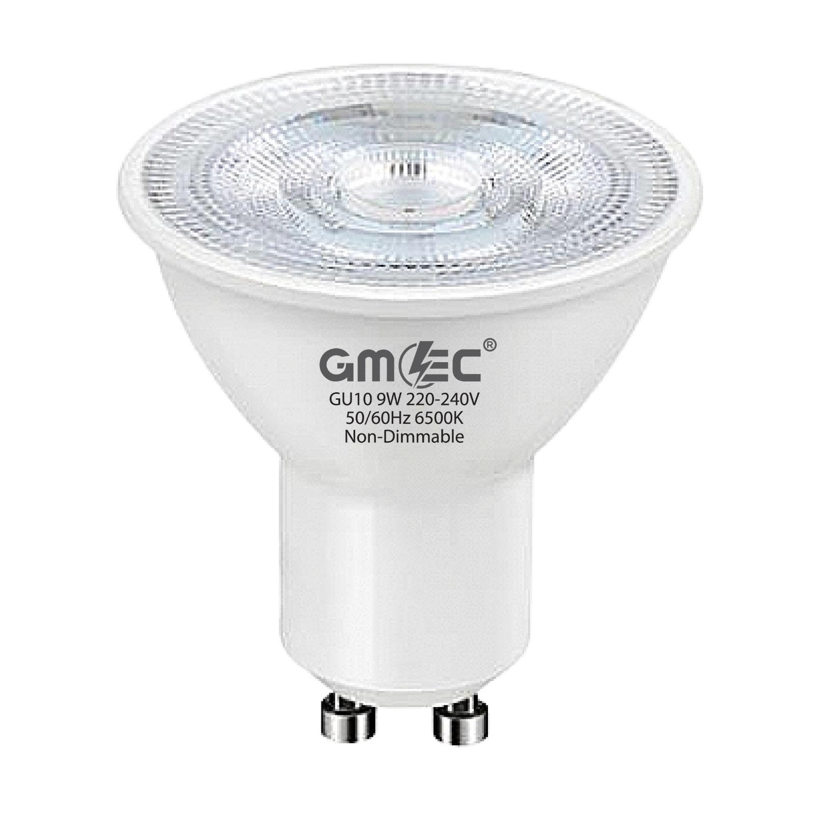 10 Pack GU10 LED Bulb 9W Non-DIMMABLE
