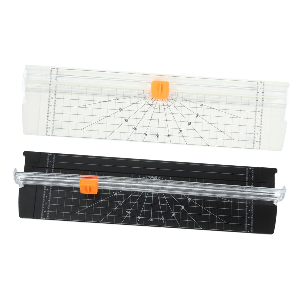 2 Pezzi Taglierina Carta Portatile Mini Cutter per Scrapbooking e Progetti Creativi Lama Design Sicuro e Leggero per Studenti e Principianti