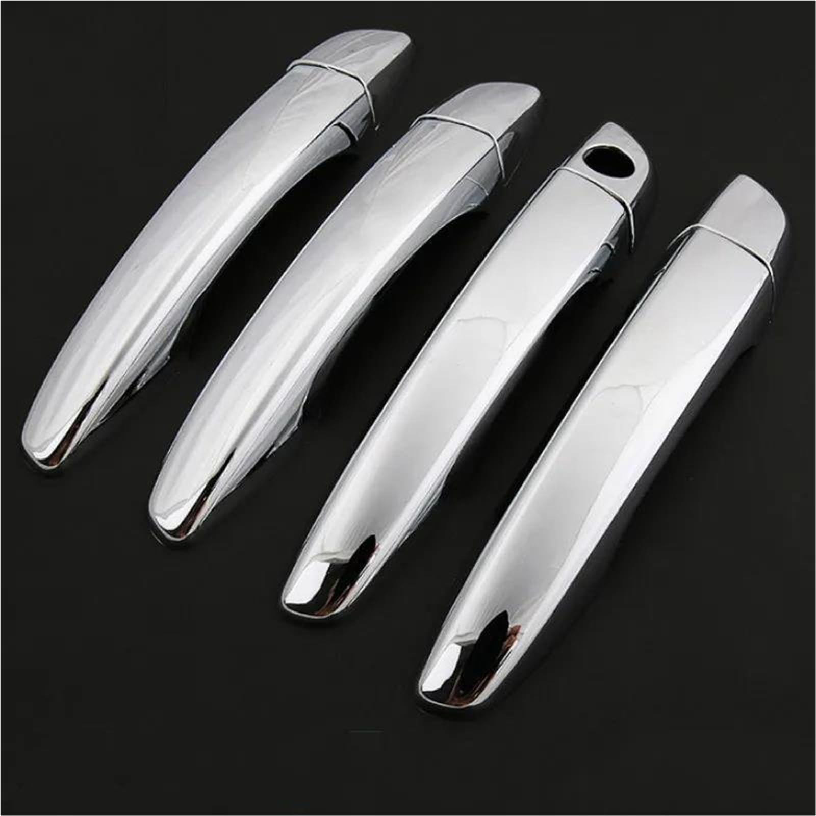 PIWINE Handle Sticker Chrome Car Door Handle Cover Trim Sticker Accessories for Peugeot 508 / 508sw / 508RXH 2012-2018
