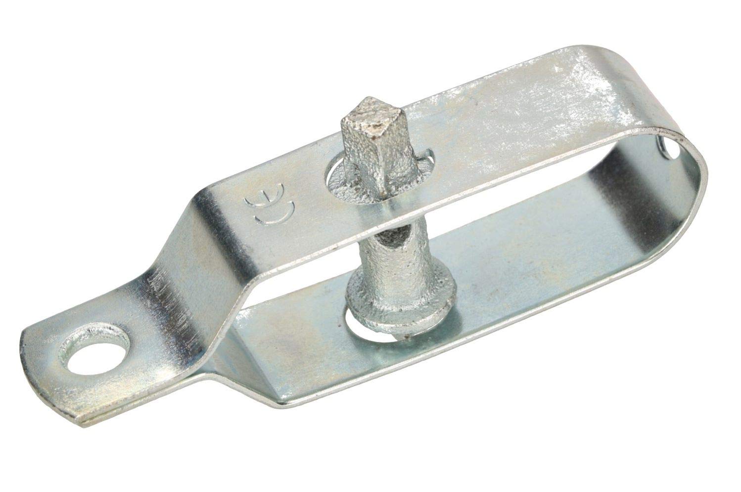 KOTARBAU® Tensor de Alambre para Mallas, 100 mm, Galvanizado, Resistente a la corrosión, Plateado, Tensor para Vallas, Accesorio para tensar alambres para Sujetar a la Malla de jardín, 100 Unidades