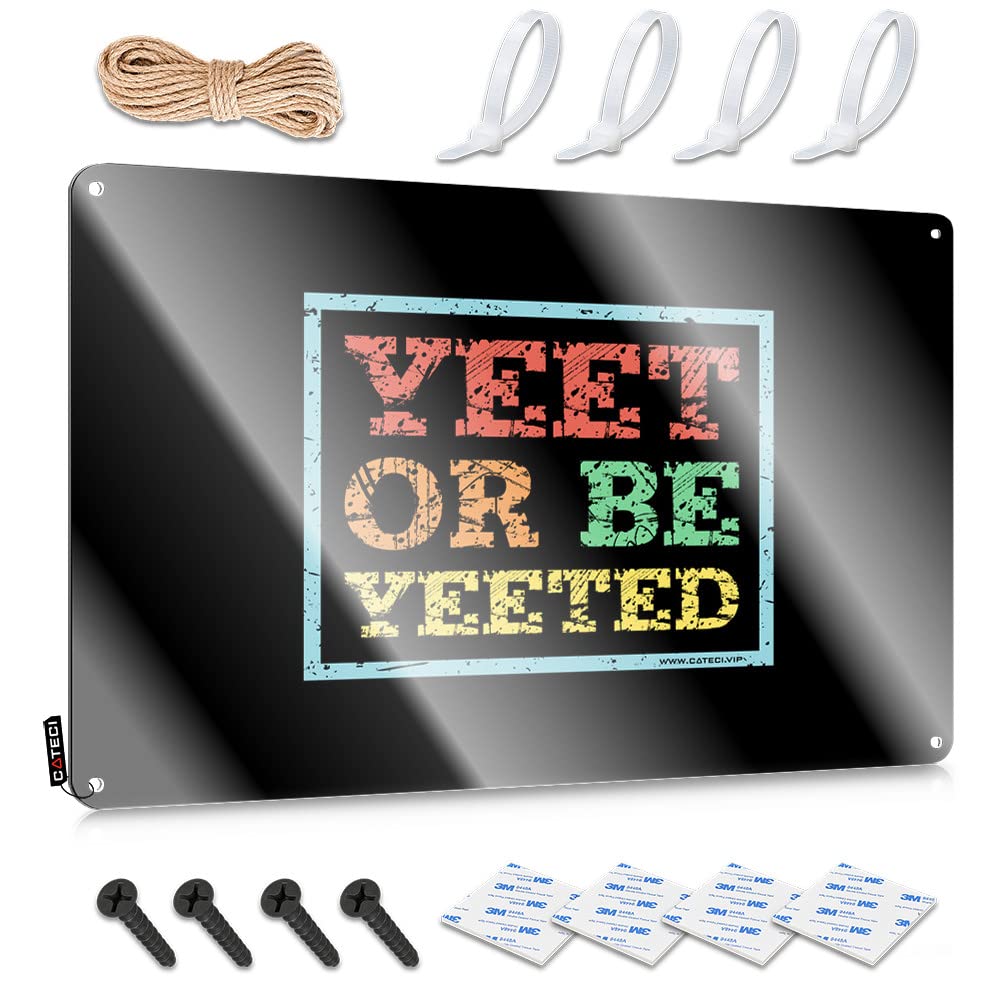 Yeet Or Be Yeeted Wall Signs Artwork | Stunning Bridesmaid Gift Decorative Wall Art(30X40CM)