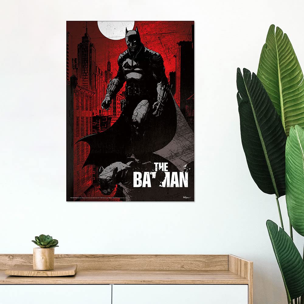 MIGHTYPRINT DC Comics – The Batman - Gotham – Durable 17” x 24