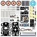 SunFounder Robot Car Kit for Raspberry Pi, 4WD HAT Module, Ultrasonic Sensor, Velocity Measurement Module etc. Electronic DIY Robot Kit for Teens and Adults, Raspberry Pi/TF Card/Battery not Included
