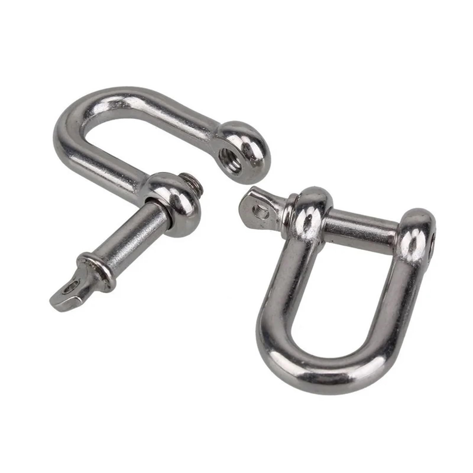 M4/M5/M8/M10/M12 Grillo di tipo D in acciaio inossidabile 304 Paragrafo corto Rigging Ganci for grilli da 1/4 pollici hardware for rigging for barche(M10)