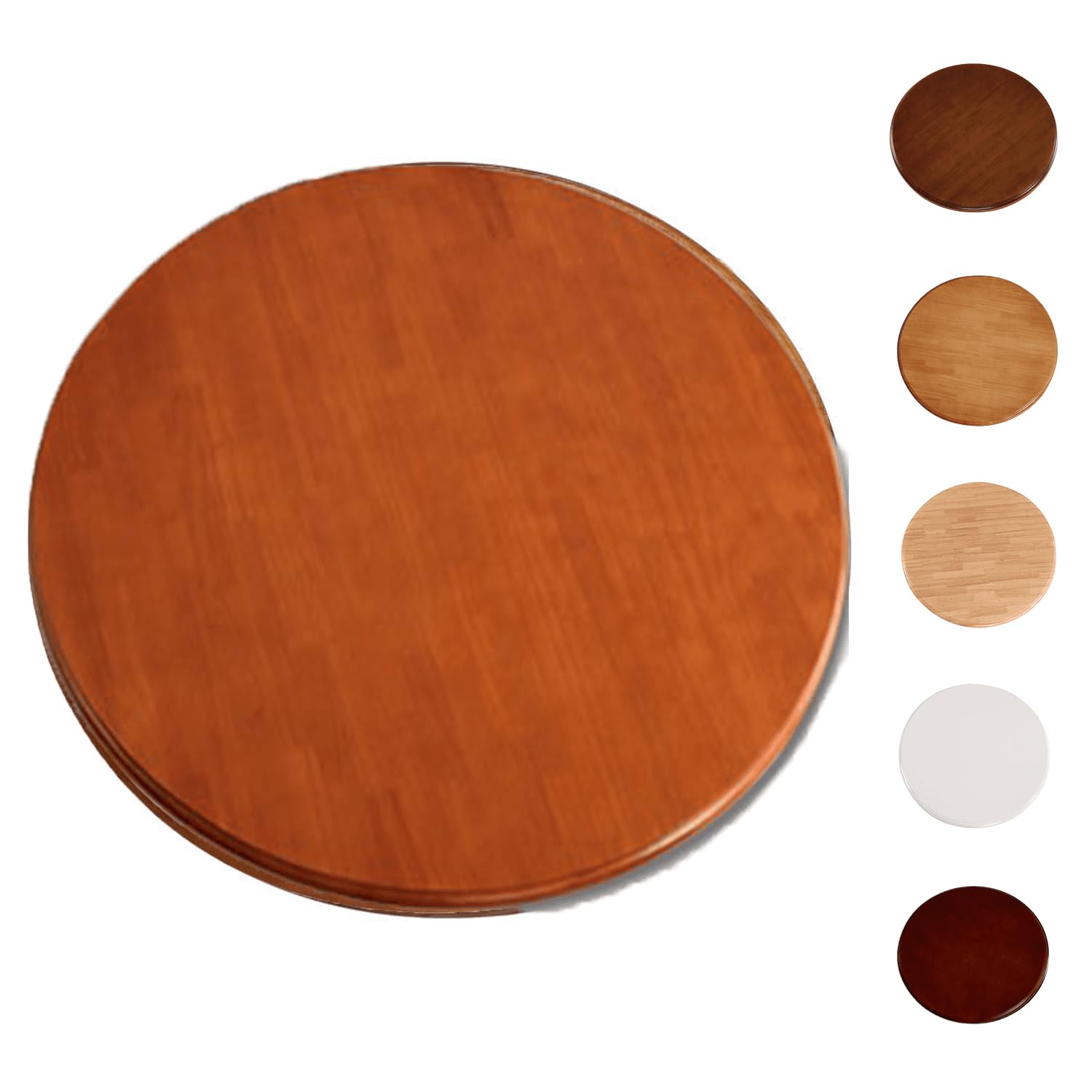 GGJYSYYK Wooden Dining Table Turntable Rotating Tabletop Tray Lazy Susan Turntable Smooth & Silent Spin Lazy Susan Tray with Swivel Assist System for Restaurants, Hotels And Party,C,90cm