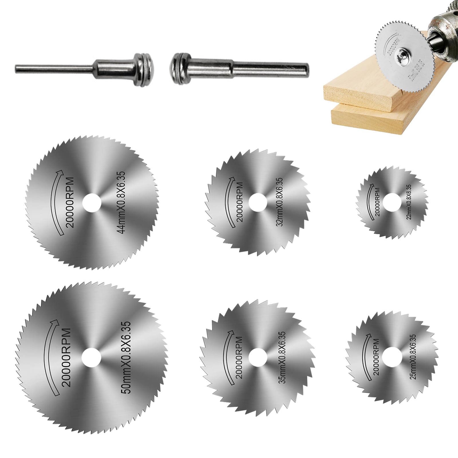 Set 67 Mini Dischi Diamantati E Lame Per Sega - Multiuso Per Legno, Vetro E Metallo - Foto 7