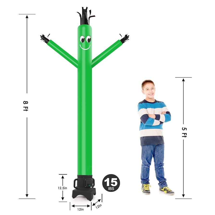 Amazon.com: MOUNTO 8FT Inflatable Waving Man Fly Puppet