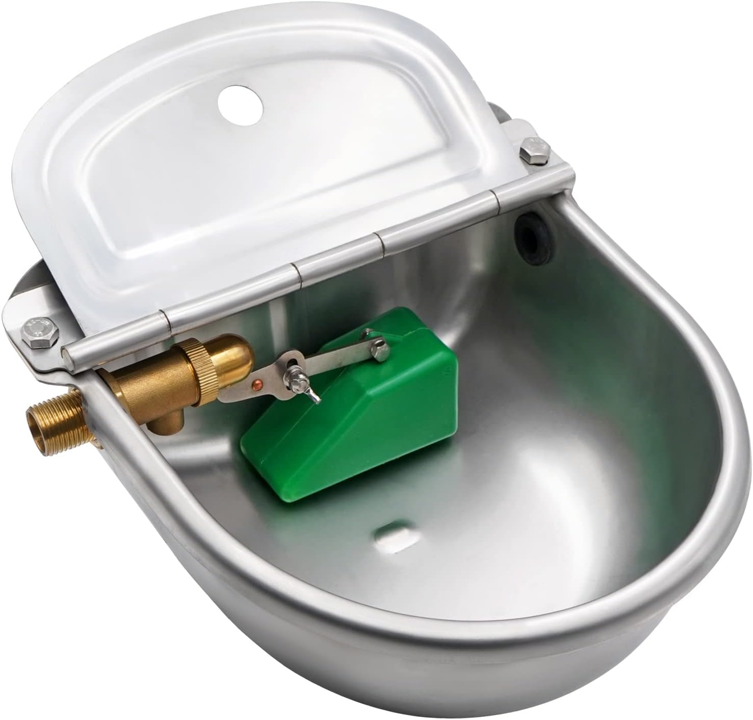 MUDUOBAN Automatic Waterer Stainless Steel Water Bowl with