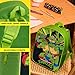 Get Trend Teenage Mutant Ninja Turtles Mini Backpack Kids Toddlers 12x9” Rucksack Kindergarten Bag Preschool Sports Backpacks 3+ Gifts for Kids (Green TMNT)