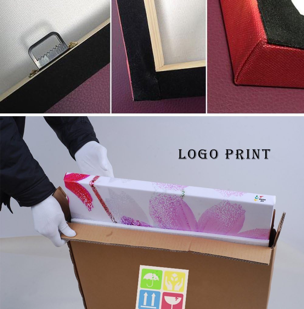 KREATIVE ARTS Black and White Texas Animal Canvas Wall Art Highland Cattle with Long Horns Picture Longhorn in Sunset Farm Painting for Home Decor Modern Living Room Decorations 24x36in - Image 7