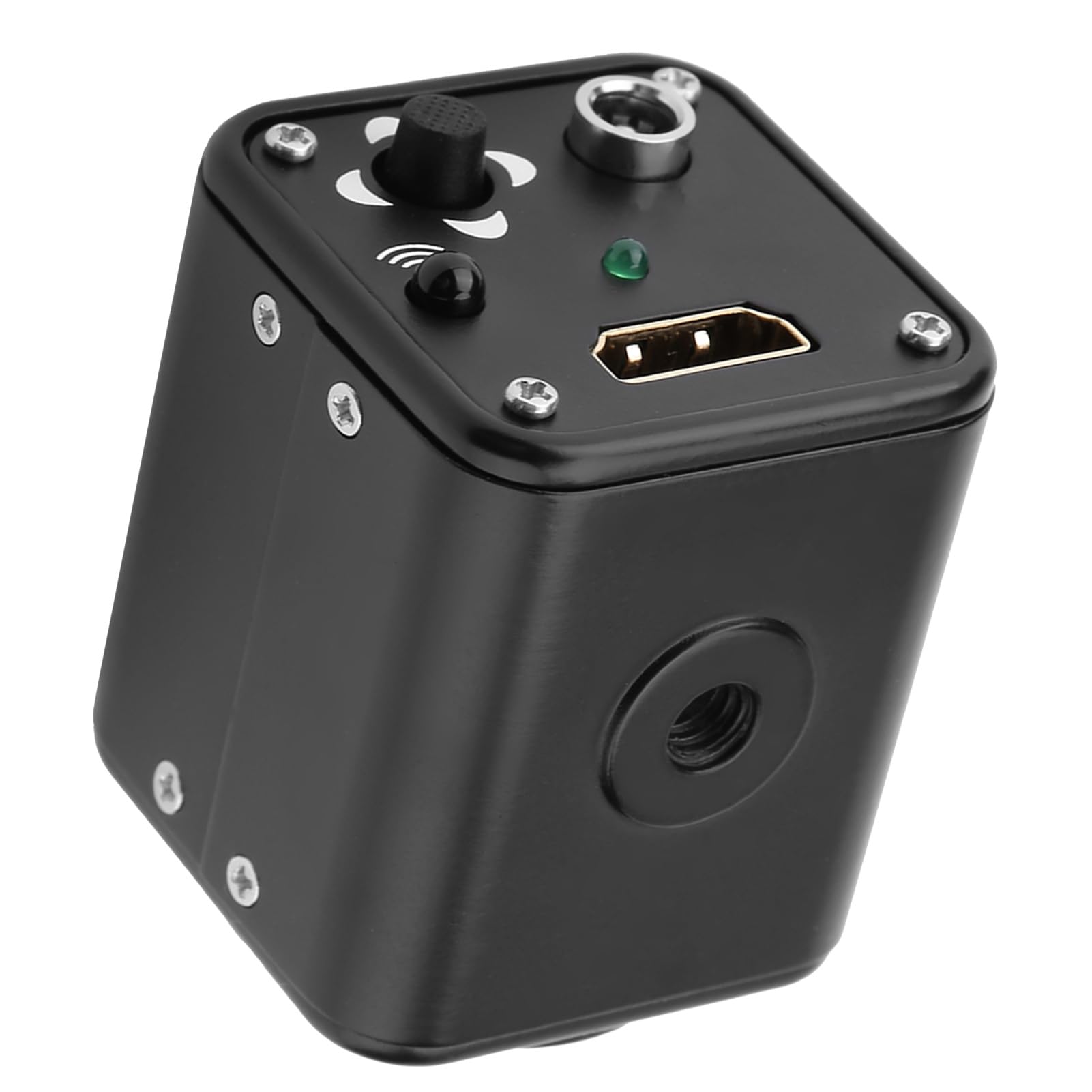 Akozon Microscopio Cámaras industriales HD 1080p HDMI 1/3 "60F / S Cámara para microscopio de Video Industrial Lente C-Mount(EU)