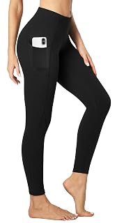 Heathyoga Leggings with Pockets for Women Tummy Control High Waisted Yoga Pants Women Compression Workout Leggings - Amazon product rated Grade A