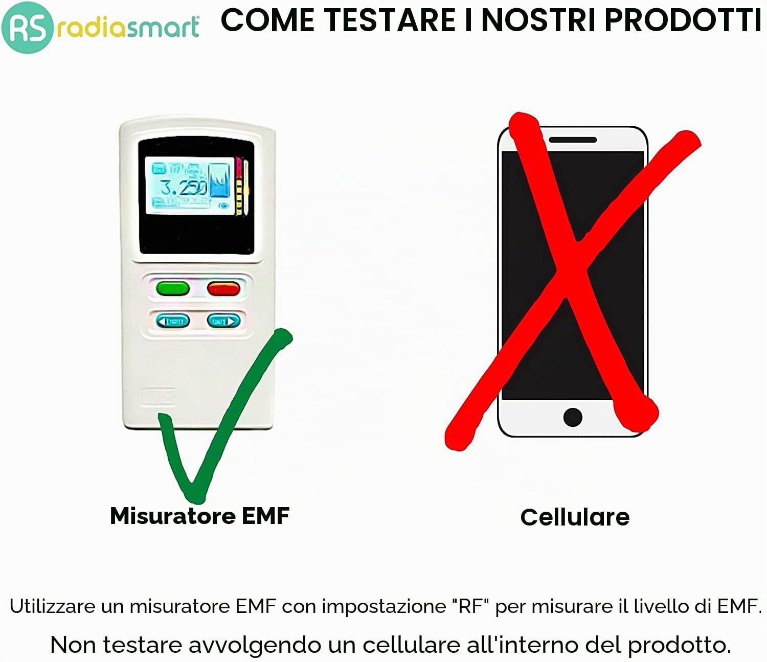 Radia Smart Berretto con protezione EMF, 5G, schermatura RF, protezione WiFi, cappotto cervello