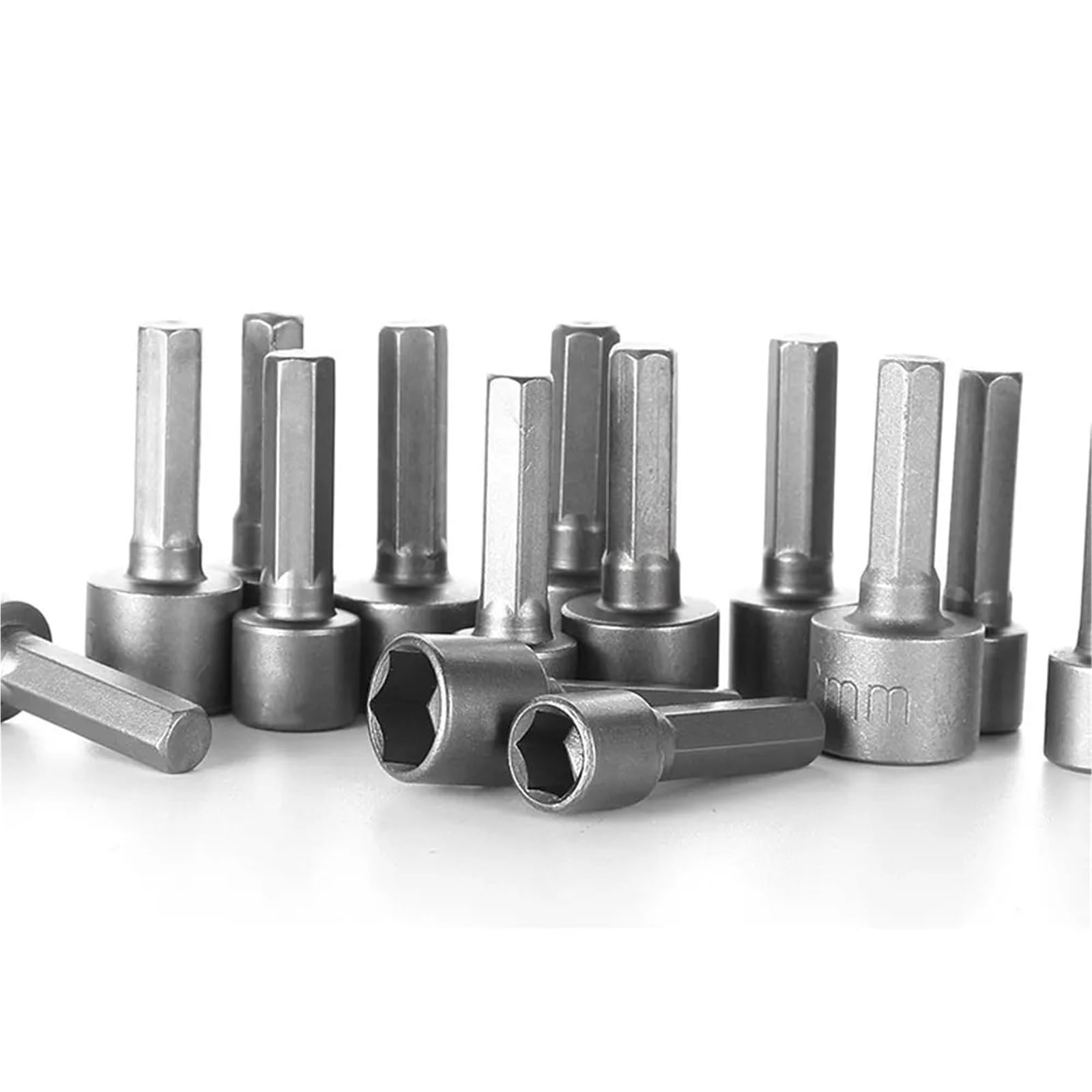 Cacciavite a bussola esagonale, punte da trapano, set di chiavi a bussola, adattatori for punte da trapano 9/14 pezzi(14 PCS)