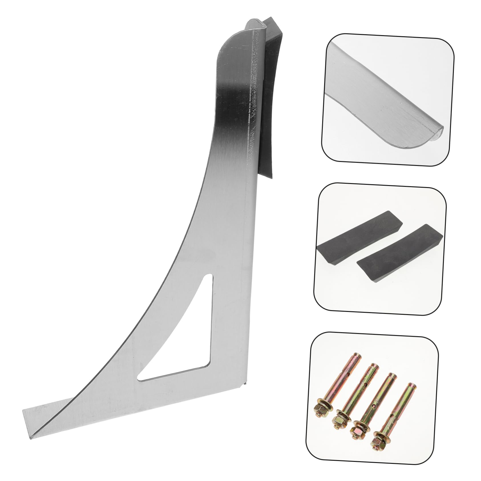 SHINEOFI Soporte Espacios de Reducidos Pequeños para Baños y Adecuado Calentador en Agua Solar Acero Inoxidable, Montaje Pared, Compatible Paredes Huecas