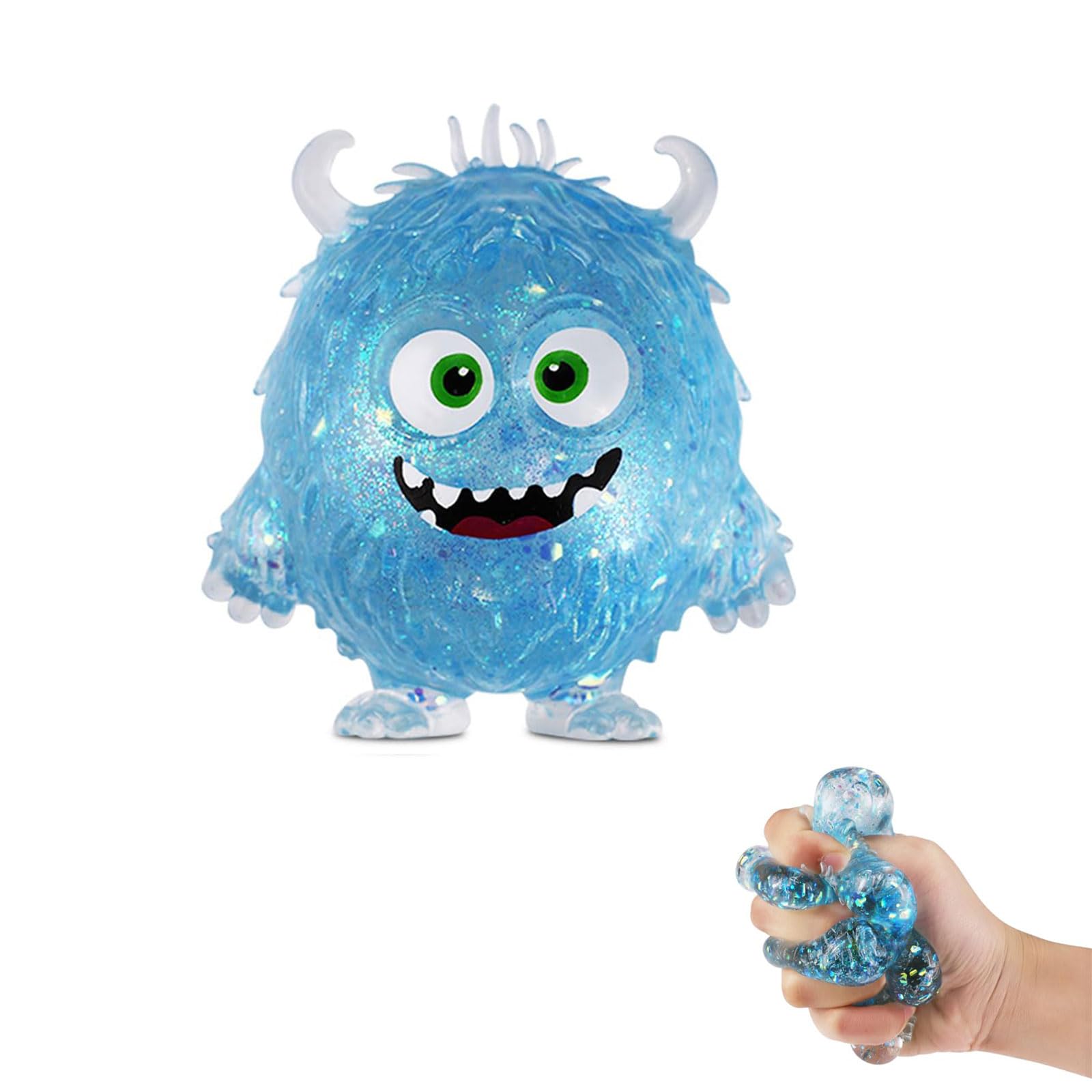 1 Mixed Color Little Devil Squeeze Toy – Soft, squeezable stress relief toys perfect for stress relief, party favor bag fillers, classroom rewards, and fun desk accessories for kids and adults(c