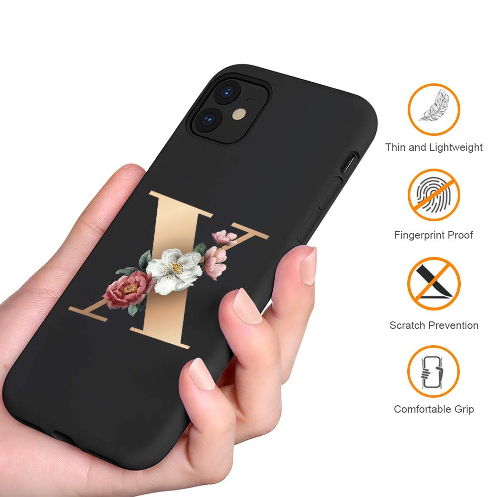 Yoedge 2 Pezzi Cover Per Realme 8 4G - Custodia Morbida In TPU Con Disegno Arcobaleno, Ultra Sottile E Antiurto, Nero Opaco