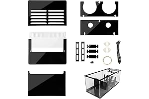 Professional Adjustable Aquarium Overflow Kit for Saltwater Fish Tank Filter System Refugium