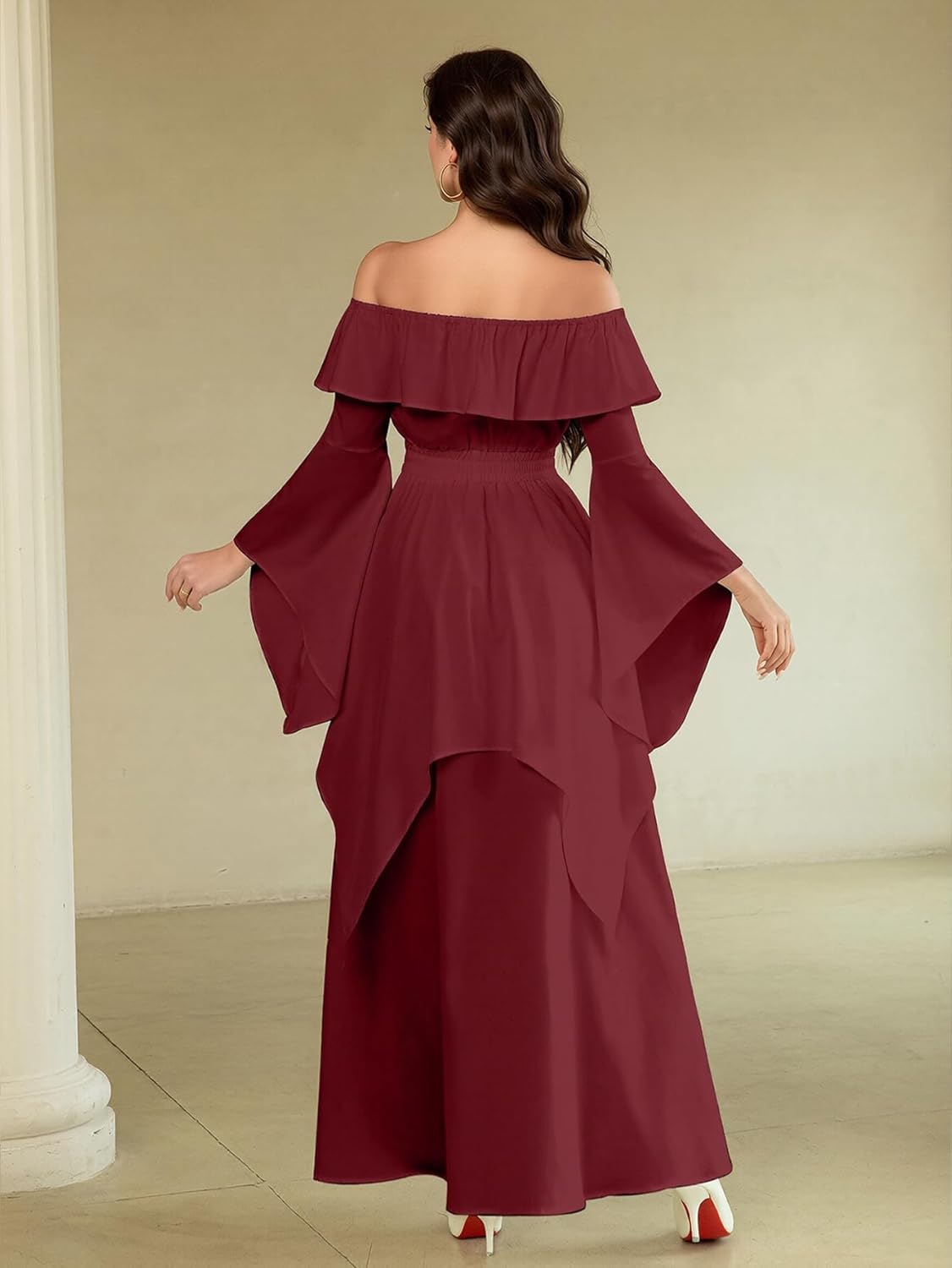 Abaowedding Renaissance Medieval Dress Irish Costume Cosplay Women Victorian Dress - Image 3