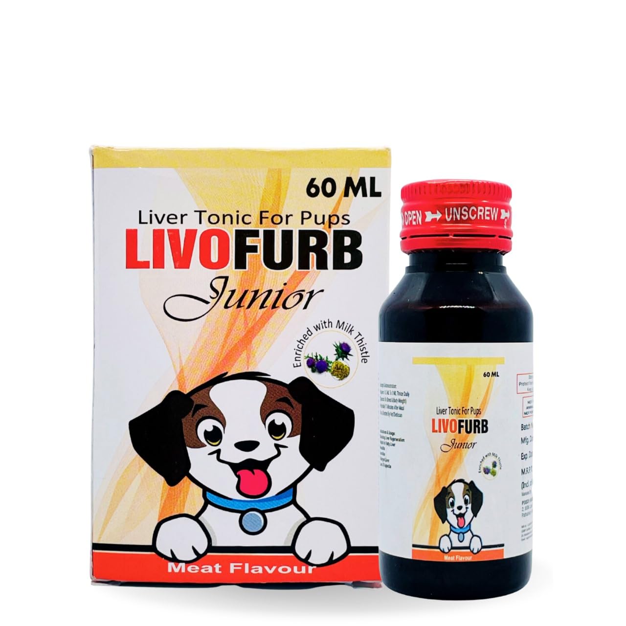 LivoFurb Junior Liver Drops for Puppy & Small Dogs - 60 ML (Pack of 4) (B0CQ2Q5W8F) Amazon Price History, Amazon Price Tracker