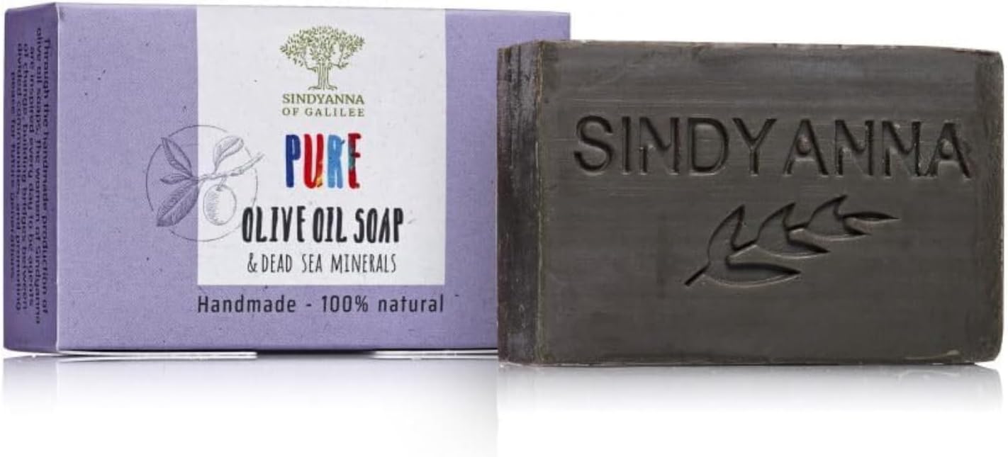 Handmade Bar Soap Set I Natural Scents I Fair Trade Nablus Soap with Extra Virgin Olive Oil I All-Natural, Vegan, Moisturizing, Eco-Friendly Skincare (Dead Sea)