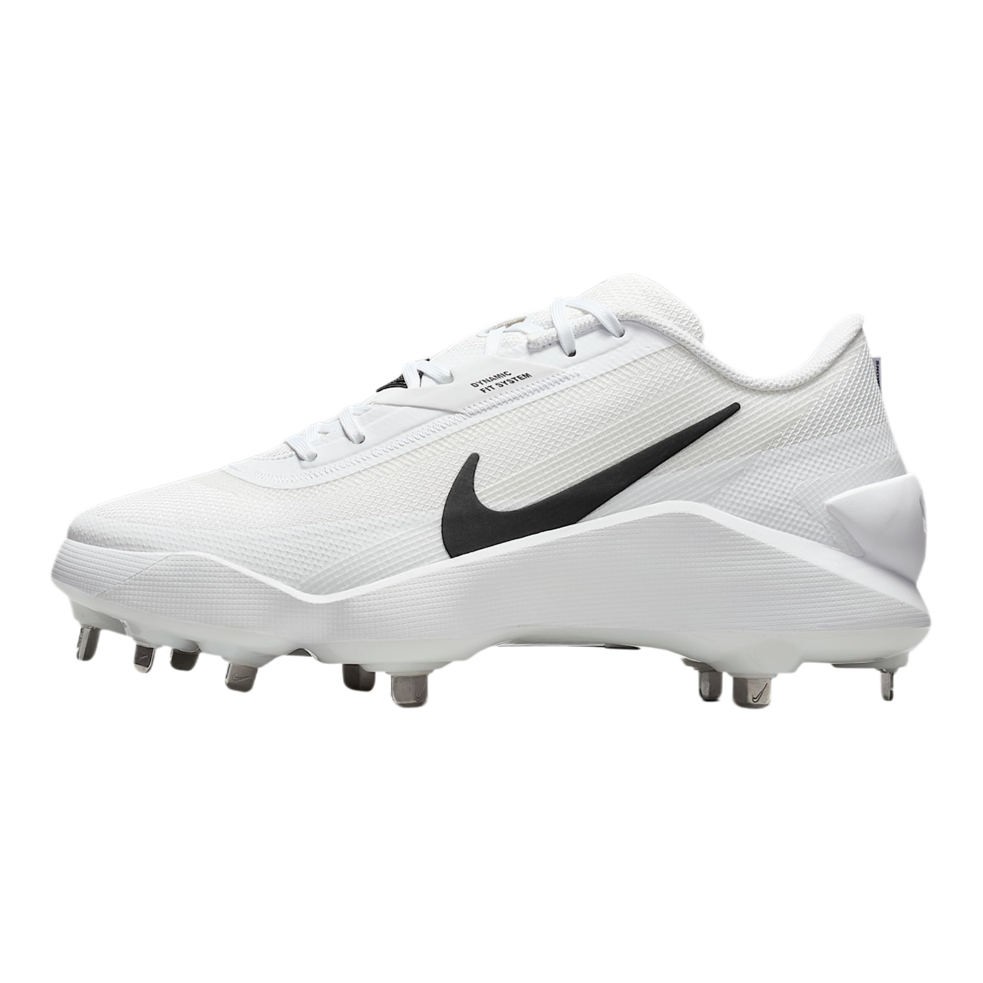 Nike Diamond Showcase MTL Baseball Cleats (White/Black)