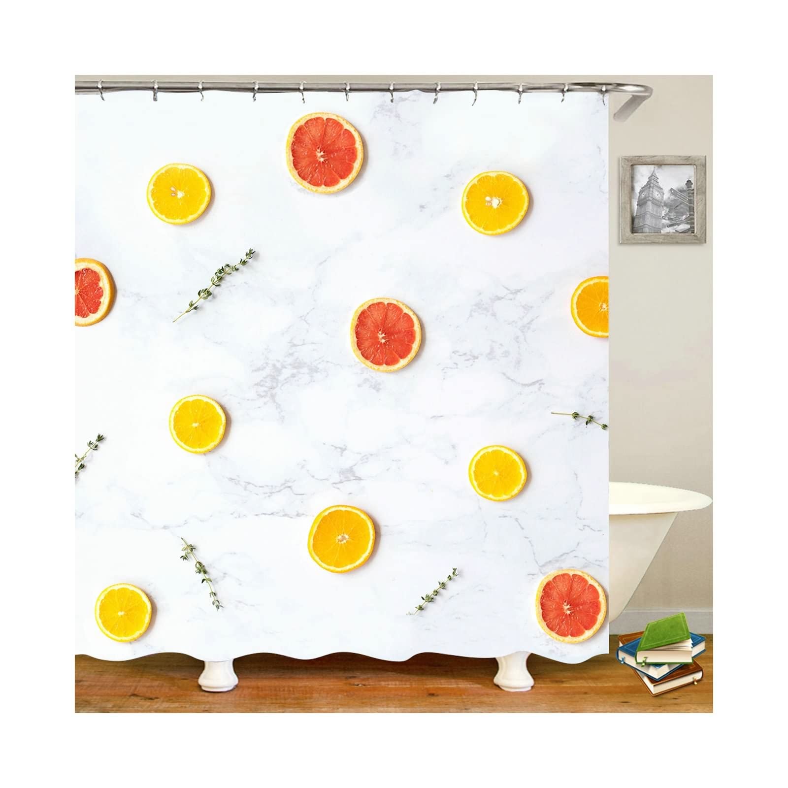 Rideau de douche imperméable KnSam 150x200 pour salle de bain familiale