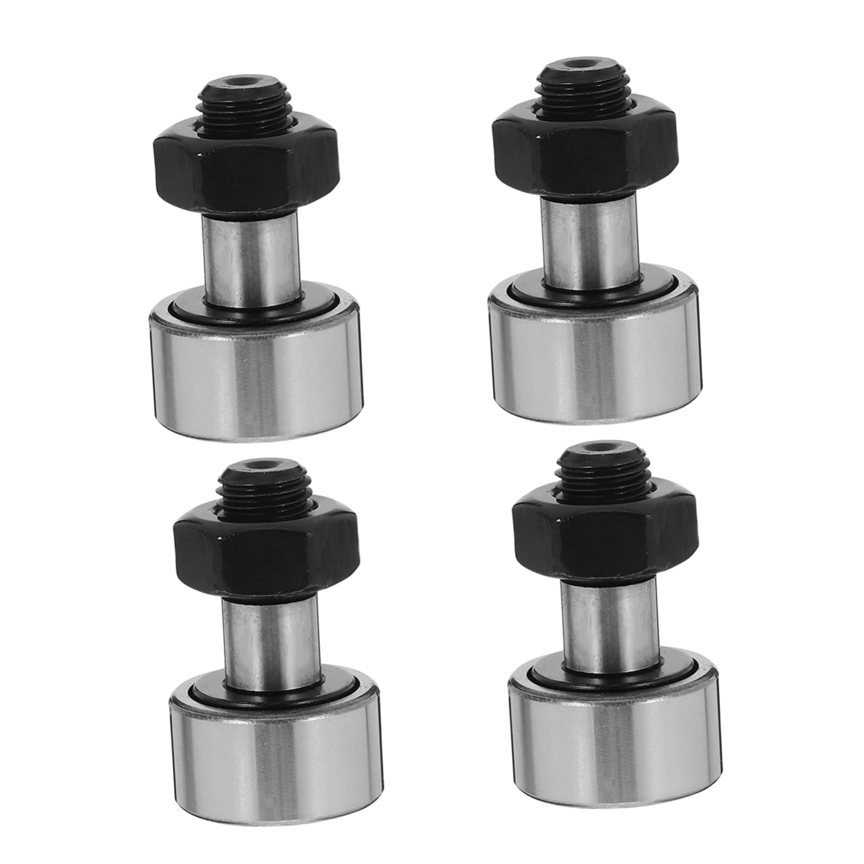 NAMOARLY Bolt Type Roller Bearings 4pcs High Rigidity Needle Roller Bearings for Cam Mechanism Steel Follower