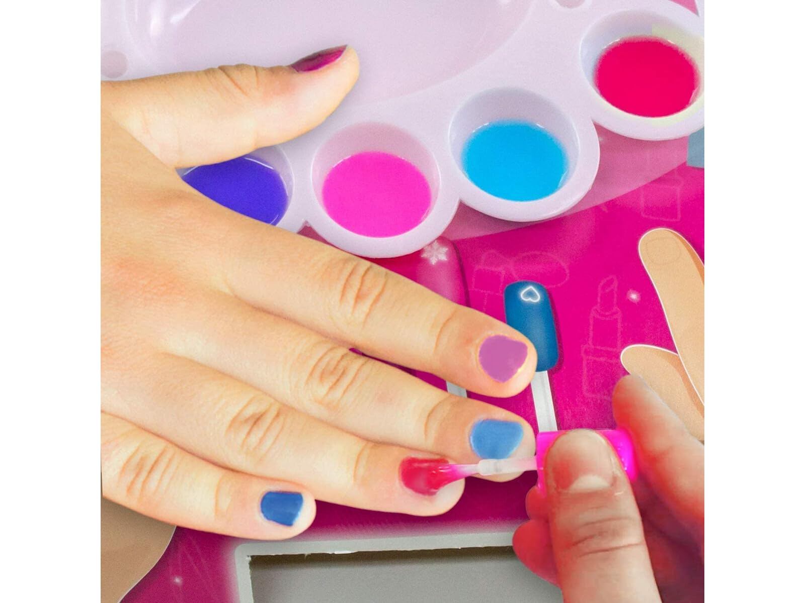Science4you Kit Manicure Per Bambine 7-8+ | Crea Smalti Colorati Con Adesivi Luminescenti | Gioco Scientifico STEAM - 4