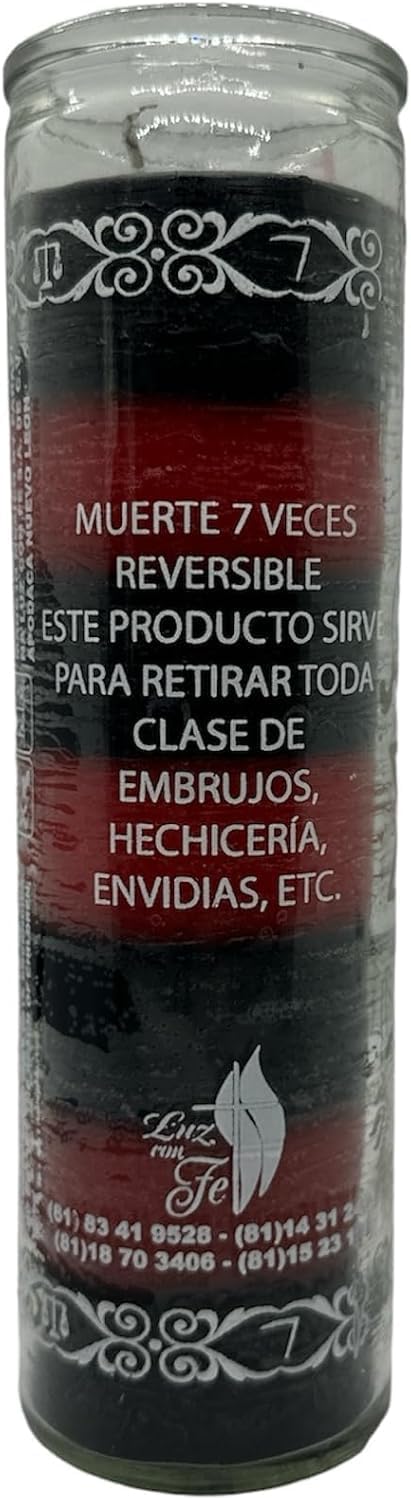 Santa Muerte 7 Veces Reversible Candle