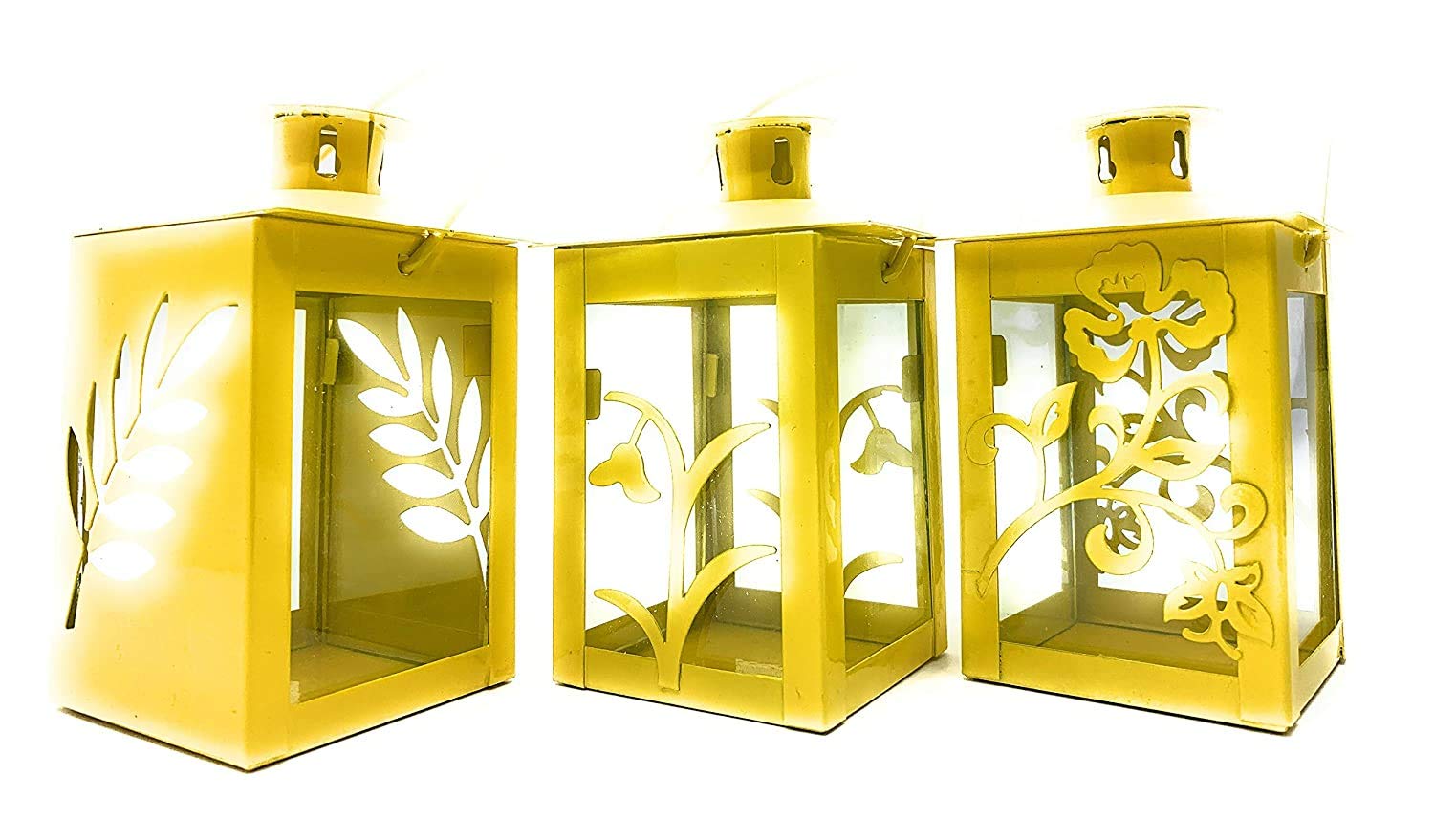 Boltze Laternen Set Caruso (Silber, Windlichter 3-teilig, ohne Kerzen, Dekoration für Wohnung, Haus, Indoor, Kerzenhalter) 8876400
